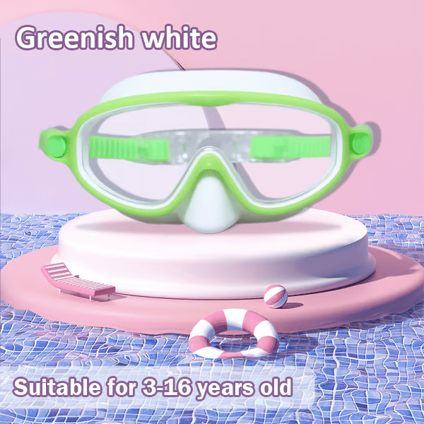 🏊‍♀️Last Day Buy 1 Get 1 Free🏊‍♀️-HD children's large frame waterproof and anti-fog swimming goggles